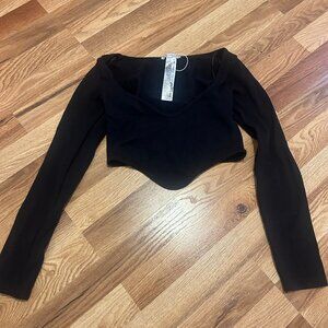 Zara ribbed long sleeve